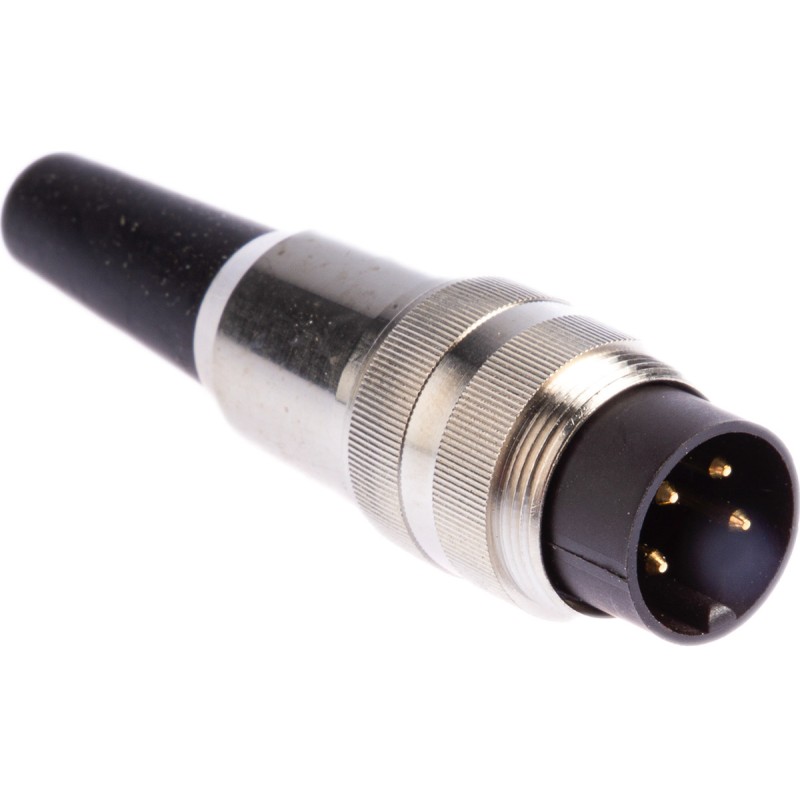 50 pcs - Lumberg, SV 4 Pole M16 Din Plug, DIN EN 60529, 5A, 250 V ac IP40, Screw On, Male, Cable Mount