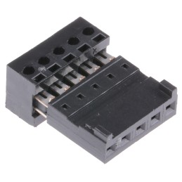 5 pcs - Stelvio Kontek 5-Way IDC Connector Socket for Cable Mount, 1-Row