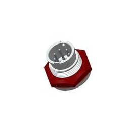 1 pcs : ABD-07PMMS-LC7001 - Circular Metric Connectors STD STAMP PIN, PNL LOCK 7PIN M CONN