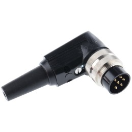 50 pcs - Lumberg, WSV 6 Pole Right Angle M16 Din Plug, DIN EN 60529, 5A, 250 V ac IP40, Male, Cable Mount