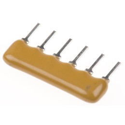 200 pcs - Bourns, 4600X 10kΩ ±2% Bussed Resistor Array, 5 Resistors, 0.75W total, SIP, Through Hole