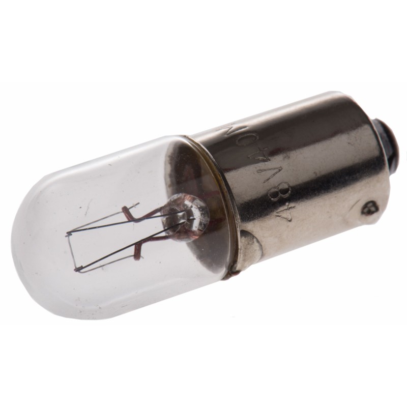 10 pcs - RS PRO BA9s Indicator Light, Clear, 48 V, 42 mA, 5000h