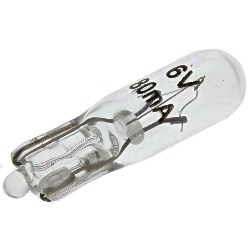 10 pcs - RS PRO Wedge Indicator Light, Clear, 6 V, 80 mA, 5000h