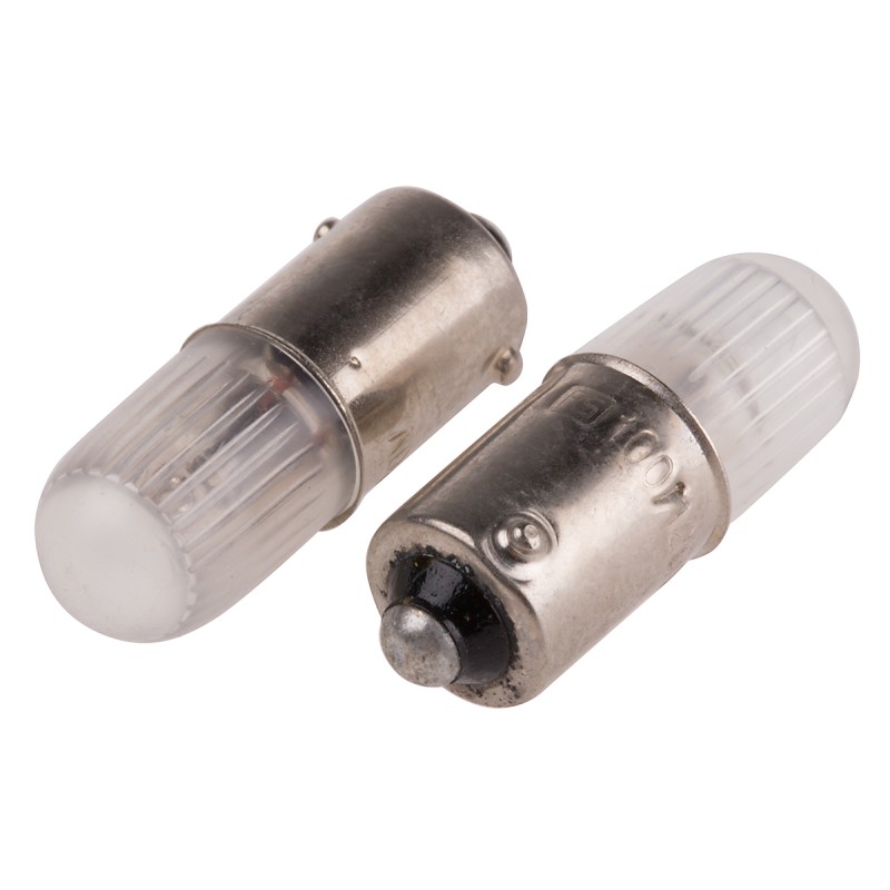 10 pcs - RS PRO Orange Indicator Lamp, 100/120V, BA9s Base