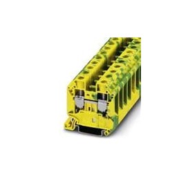 1 pcs : 3044212 - DIN Rail Terminal Blocks UT 16-PE GROUND TERM BLK