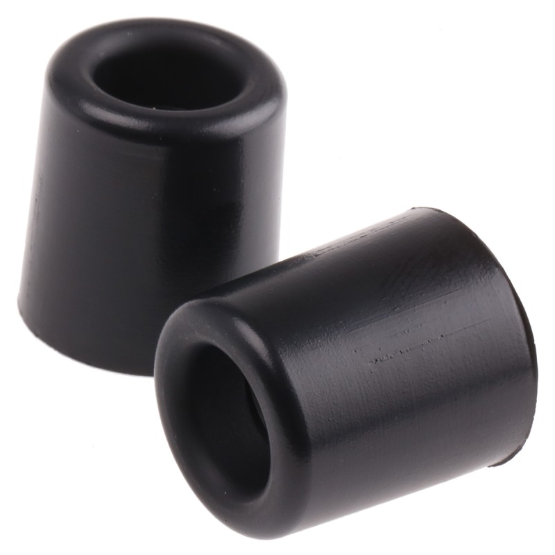 10 pcs - PMA Terminal Sleeve, Conduit Fitting, 12mm Nominal Size, PA 6, Black