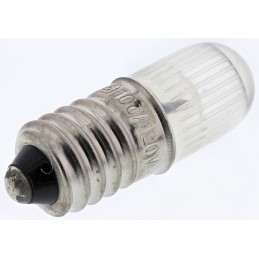 10 pcs - RS PRO Orange Indicator Lamp, 100/120V, E10 Base