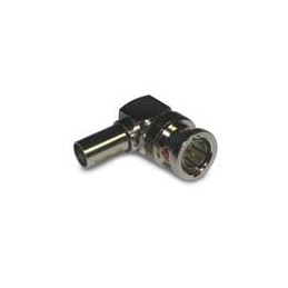 1 pcs : 112165 - RF Connectors / Coaxial Connectors BNC R/A CRIMP PLUG RG59 75 OHM