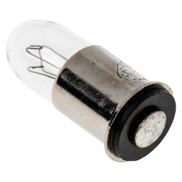 10 pcs - RS PRO Midget Flange Indicator Light, Clear, 28 V, 40 mA, 20000h