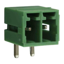 5 pcs - RS PRO 3.5mm Pitch 4 Way Right Angle Pluggable Terminal Block, Header, Through Hole, Screw Termination