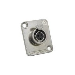 1 pcs : EHT3FPKG - XLR Connectors EH MINI XLR 3P F PKG