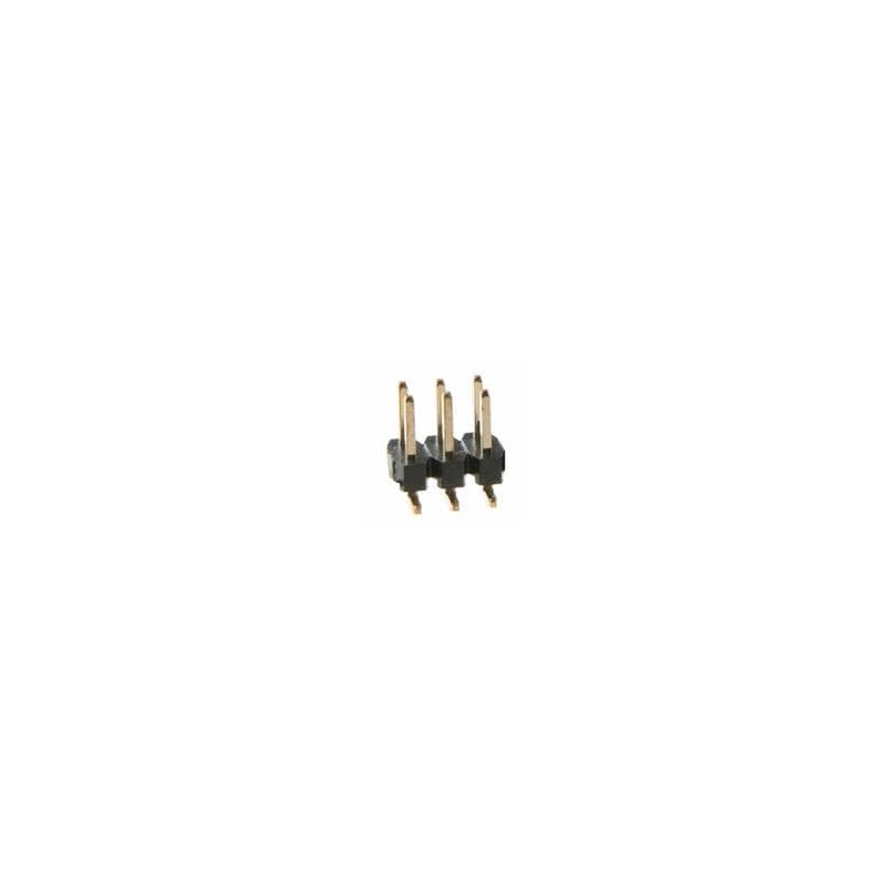 1 pcs : M22-5320305P - Headers & Wire Housings 3+3 DIL VERT HEADER GOLD PICK/PLACE
