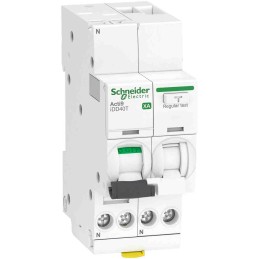 1 pcs - Schneider Electric Acti 9 MCB, 1P, 10A Curve C, 230V AC, 7.5 kA Breaking Capacity