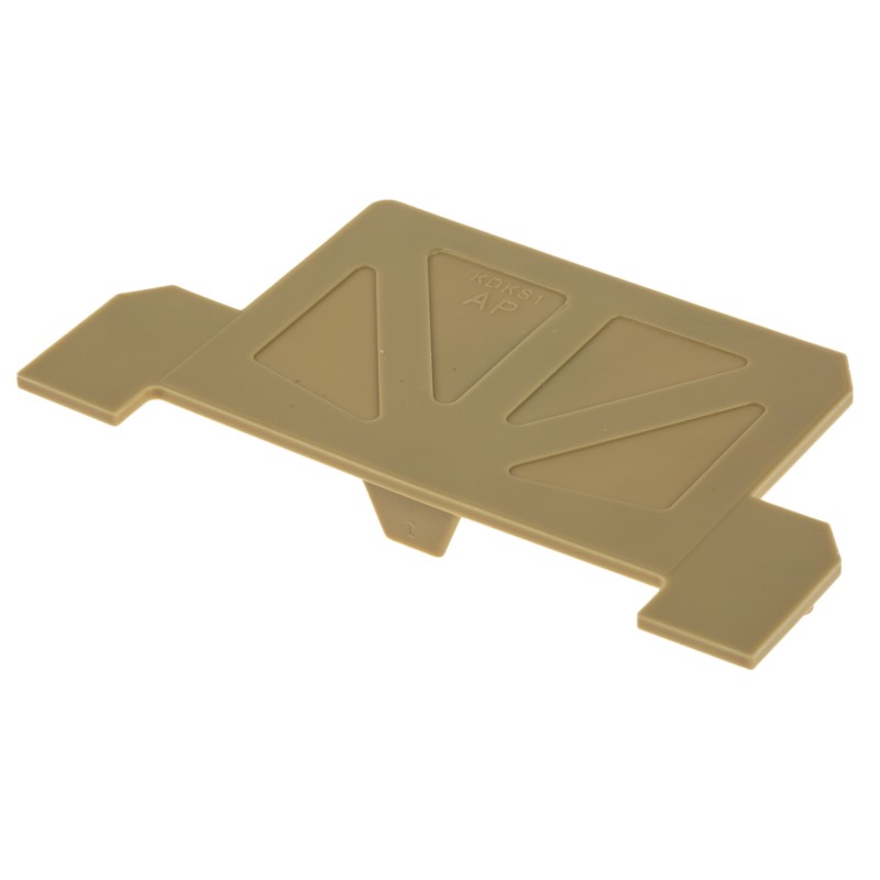5 pcs - Weidmuller AP KDKS Series End Cover for Use with DIN Rail Terminal Blocks