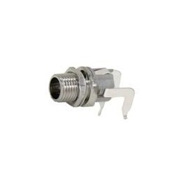 1 pcs : L721RAHLP - DC Power Connectors Low Profile RAPC Mount DC Power Jack, 2.1mm Center Pin, Long Bushing, High Temp