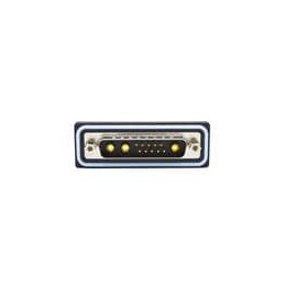 1 pcs : CDFV13W3113L251 - D-Sub Mixed Contact Connectors 13W3 vert soldr M FL 4-40 boardlock 20Amp