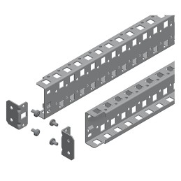 1 pcs - Schneider Electric NS Series Cross Rail, 65mm W, 800mm H, 27mm L For Use With SFX, SM, SMX, Spacial SF