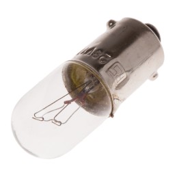 10 pcs - RS PRO BA9s Indicator Light, Clear, 28 V, 100 mA, 1000h