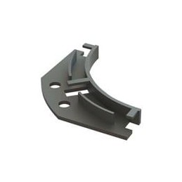 1 pcs : EFA04-34-P10 - Cable Mounting & Accessories Corner Guide & Pads,Black,30MM Rad, Corner Guide & Pads,Black