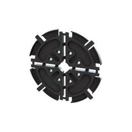 1 pcs : EFA04-04-ASS - Cable Mounting & Accessories Fiber Reel,Black,25MM Rad,4MM Spc, Fiber Reel,Black