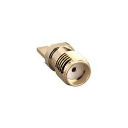 1 pcs : CONSMA021.062-G - RF Connectors / Coaxial Connectors SMA, Edge Mount, Female Receptacle, 0.062' PCB Mount, Gold