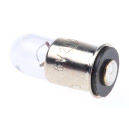 10 pcs - RS PRO Midget Flange Indicator Light, Clear, 6 V, 200 mA, 1000h