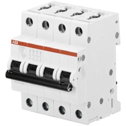 1 pcs - ABB System Pro M Compact S200L MCB, 4P, 40A Curve C, 400V AC, 6 kA Breaking Capacity