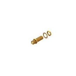 1 pcs : CT4497 - RF Adapters - In Series Adapter, SMA Female to Female, Bulkhead Mount