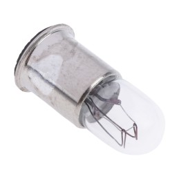 10 pcs - RS PRO Midget Flange Indicator Light, Clear, 28 V, 40 mA, 4000h