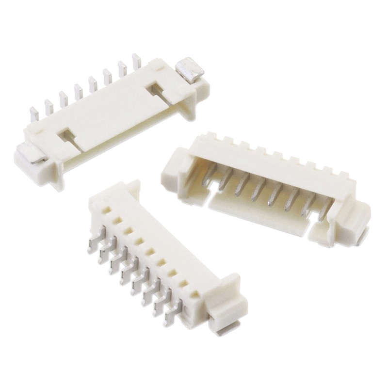 5 pcs - Wurth Elektronik WR-WTB Series Straight Through Hole PCB Header, 5 Contact(s), 1.25mm Pitch, 1 Row(s), Shrouded