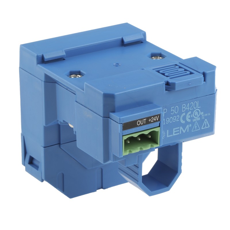 1 pcs - LEM AP Series Current Transformer, 50A Input, 50:1, 4 - 20 mA Output, 18mm Bore, 12 - 24 V dc