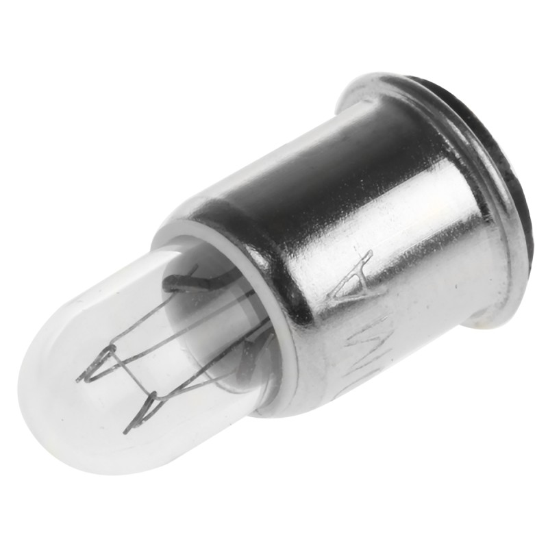 10 pcs - Orbitec Midget Flange Indicator Light, Clear, 28 V, 40 mA, 25000h