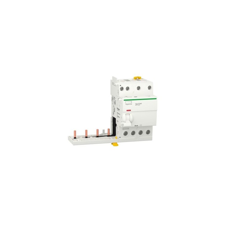 1 pcs - Schneider Electric Acti9 iTG40 RCCB, 63A, 4 Pole, 30mA, Type AC, 400V ac