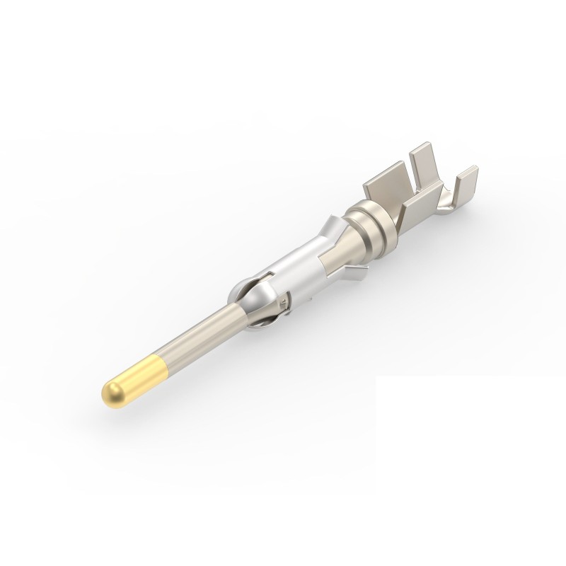 200 pcs - TE Connectivity Type III+ Series Male Crimp Terminal, 18AWG Min, 16AWG Max