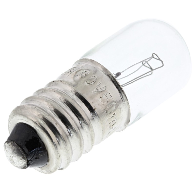 10 pcs - RS PRO E10 Indicator Light, Clear, 60 V, 50 mA, 3000h