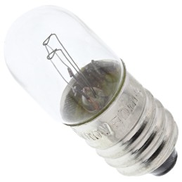 10 pcs - RS PRO E10 Indicator Light, Clear, 60 V, 50 mA, 3000h