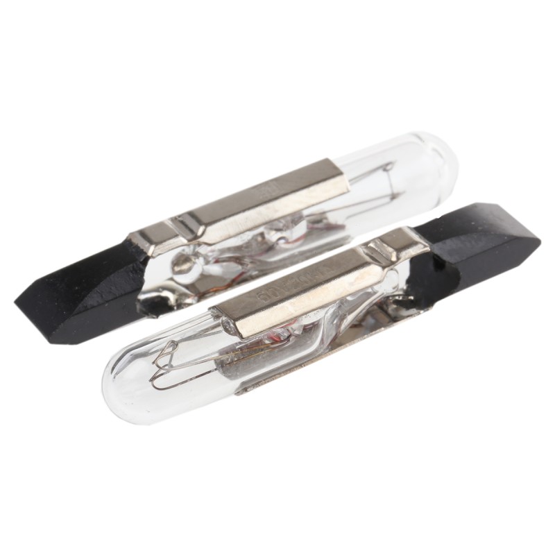 100 pcs - RS PRO Telephone Slide Indicator Light, Clear, 60 V, 20 mA, 5000h