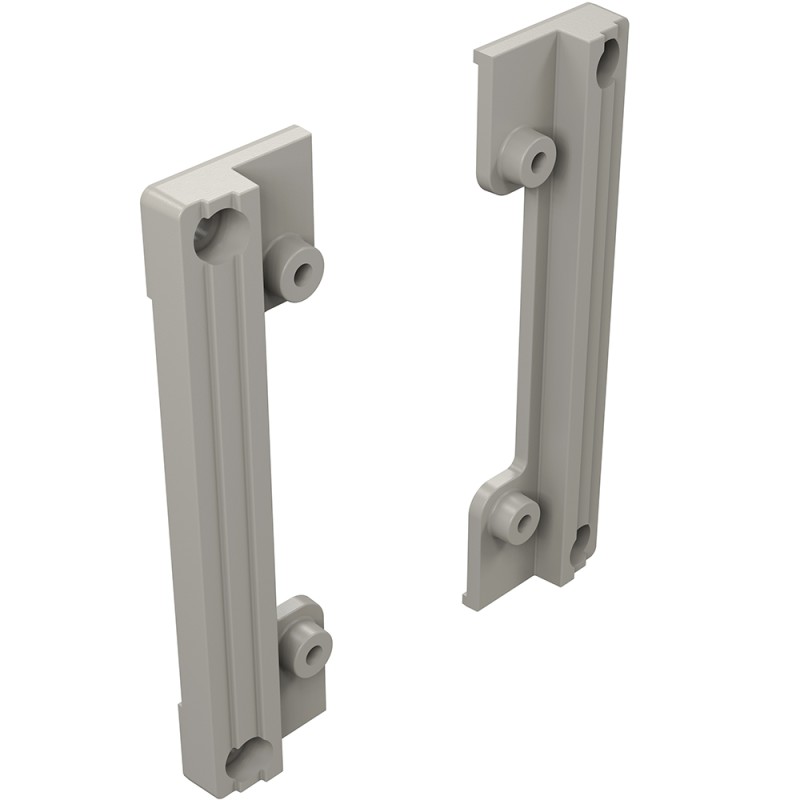 1 pcs - Rose Aluminium for Use with AluForm Encolosures, 9mm