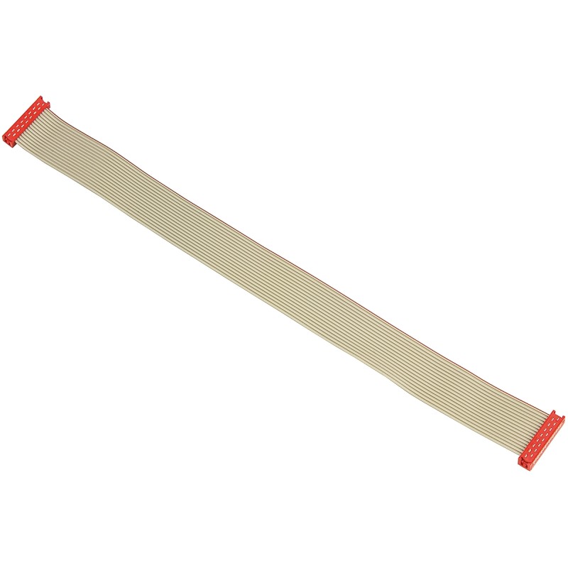 200 pcs - TE Connectivity 16 Way Male to 16 Way Male Ribbon Cable Assembly, 250mm