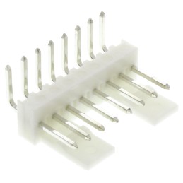 5 pcs - Molex KK 254 Series Right Angle Through Hole Pin Header, 8 Contact(s), 2.54mm Pitch, 1 Row(s), Unshrouded