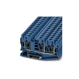 1 pcs : 3035292 - DIN Rail Terminal Blocks ST 10-TWIN BU