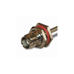 1 pcs : 122401 - RF Connectors / Coaxial Connectors TNC STRAIGHT JACK BULKHEAD