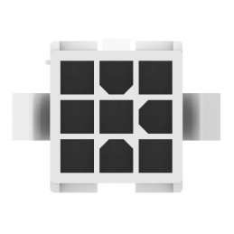 5 pcs - TE Connectivity, Mini-Universal MATE-N-LOK Female Connector Housing, 4.2mm Pitch, 9 Way, 3 Row