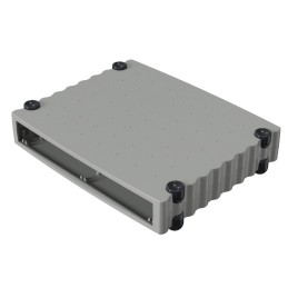 1 pcs - Rose Wavetronic Series Black, Grey Aluminium Desktop Enclosure, 268 x 324 x 55mm