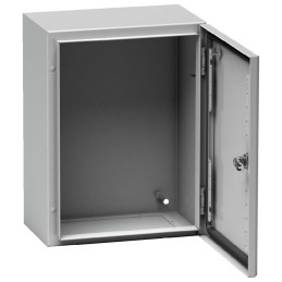 1 pcs - Schneider Electric NSYS Series Grey Steel General Purpose Enclosure, IP66, IK10, 800 x 600 x 300mm