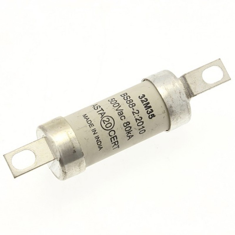 1 pcs - Eaton 32A Bolted Tag Fuse, A2, 500V ac, 73.5mm