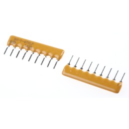 200 pcs - Bourns, 4600X 47kΩ ±2% Bussed Resistor Array, 8 Resistors, 1.13W total, SIP, Through Hole