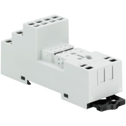 1 pcs - ABB CR 24V dc DIN Rail Relay Socket, for use with CR-M