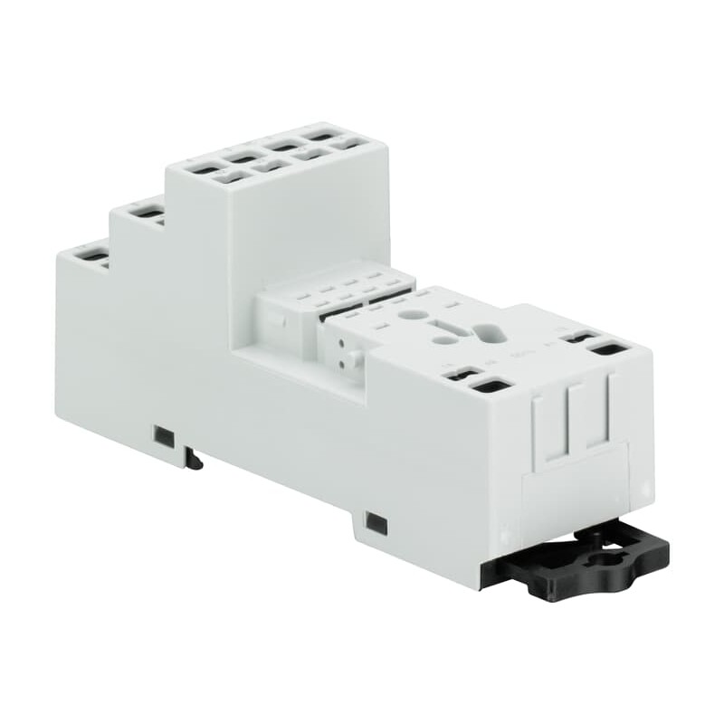 1 pcs - ABB CR 24V dc DIN Rail Relay Socket, for use with CR-M