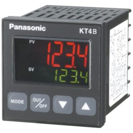 1 pcs - Panasonic KT4H Panel Mount PID Temperature Controller, 48 x 59.2mm 1 Input, 1 Output Relay, 100 - 240 V ac